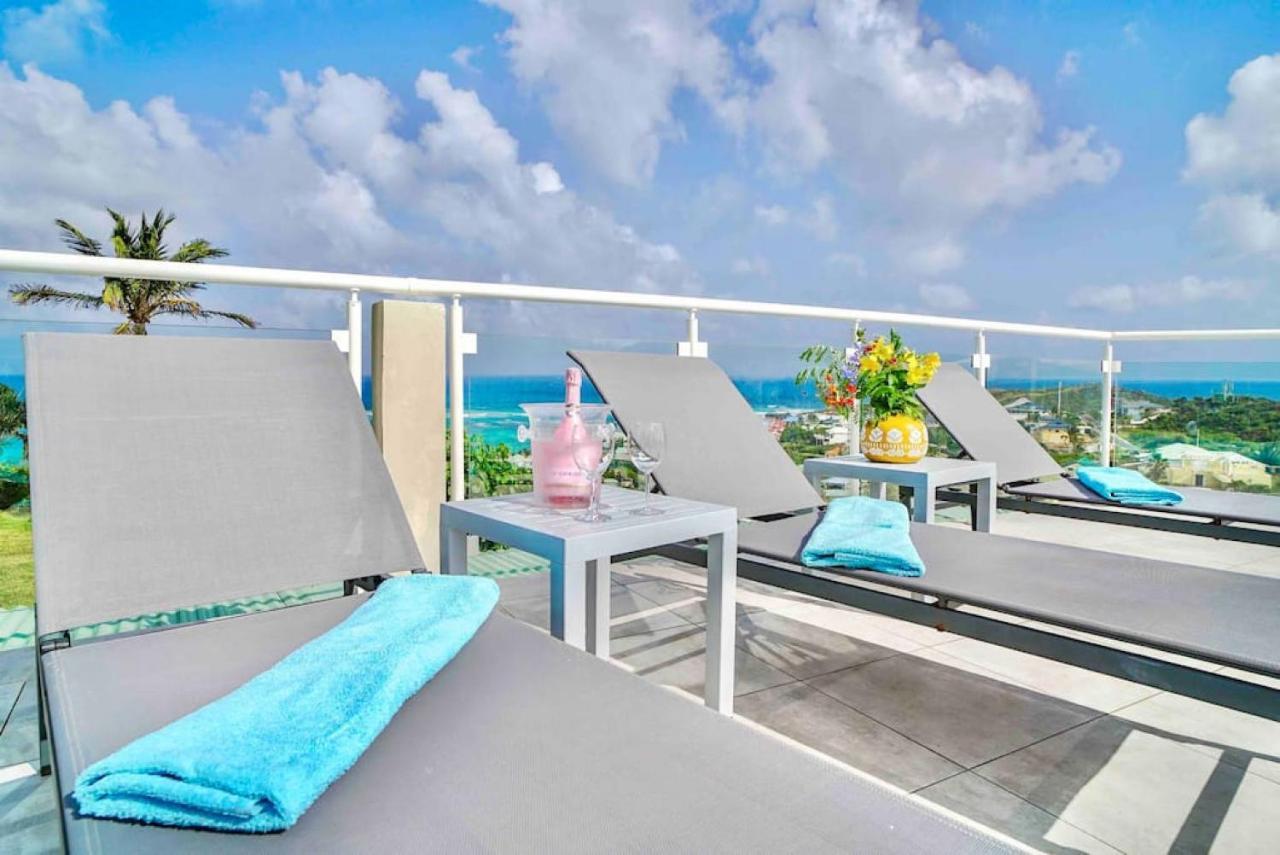 V5 Between Sky And Sea, Caribbean Magical View Oyster Pond Exterior photo